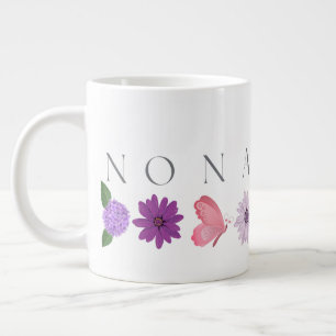 Nona Bloem Vlinder, Moederdag Cadeau voor haar Grote Koffiekop