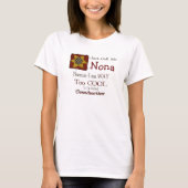 Nona Cool Oma T-shirt Prim Zonnebloem (Voorkant)