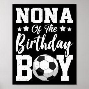 Nona van de verjaardagsvoetbalwedstrijd Matching F Poster