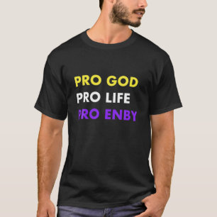 Nonbinair - Genderqueer Enby Cadeau T-shirt