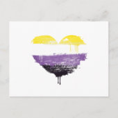 NONBINAIR HART BRIEFKAART (Voorkant)
