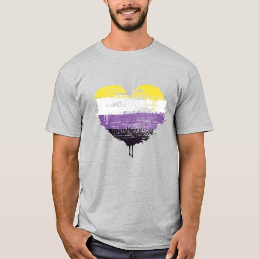 NONBINAIR HART T-SHIRT (Voorkant)