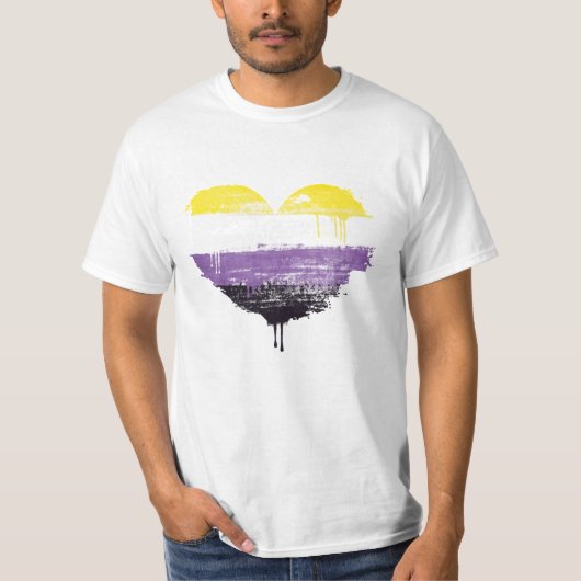 NONBINAIR HART T-SHIRT (Voorkant)