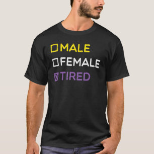 Nonbinair Mannen Vrouwen Moe Non Binair Enby Lgbtq T-shirt