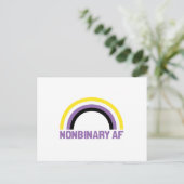 Nonbinaire AF Briefkaart (Staand voorkant)