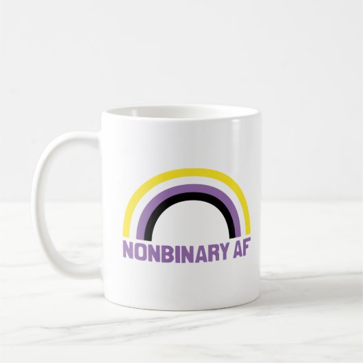 Nonbinaire AF Koffiemok (Links)