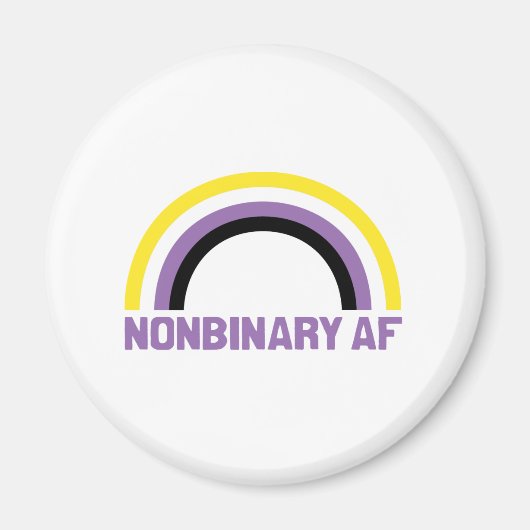 Nonbinaire AF Magneet (Voorkant)