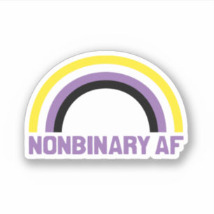 Nonbinaire AF Sticker