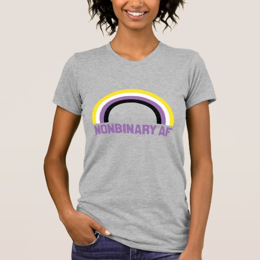 Nonbinaire AF T-shirt (Voorkant)