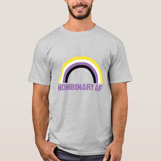 Nonbinaire AF T-shirt (Voorkant)