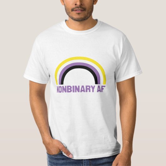 Nonbinaire AF T-shirt (Voorkant)