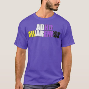 Nonbinary ADHD Bewustheid Klassieke TShirt