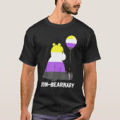Nonbinary Beer Ballon Lgbtq Nonbinary Flag Nonbina T-shirt (Voorkant)