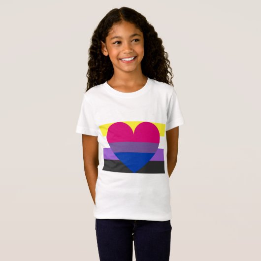 Nonbinary bisexual t-shirt (Voorkant volledig)