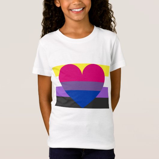 Nonbinary bisexual t-shirt (Voorkant)