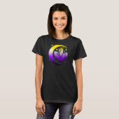 Nonbinary Celestial Spiritueel Enby Pride Moon Boh T-shirt (Voorkant volledig)