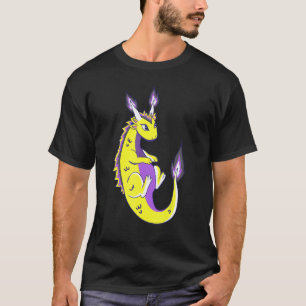 Nonbinary dragon LGBTQ Nonbinary Pride Genderqueer T-shirt