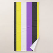 NonBinary Flag Badhanddoek (Badhanddoek)