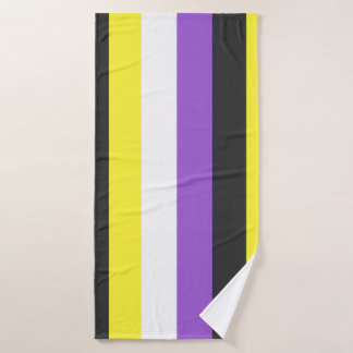 NonBinary Flag Badhanddoek