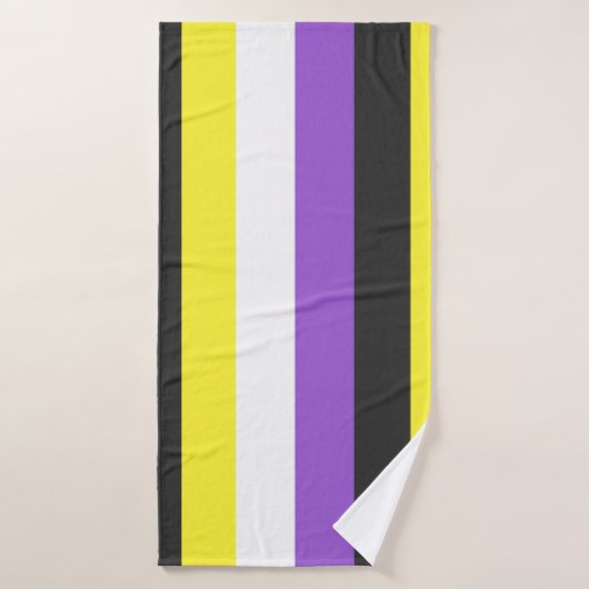 NonBinary Flag Badhanddoek (Badhanddoek)