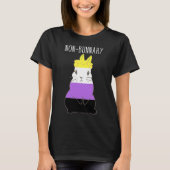 Nonbinary Flag Bunny Nonbinary Pride LGBTQ Geslach T-shirt (Voorkant)