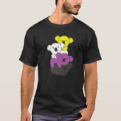 Nonbinary Flag Pile Pride LGBTQ Koalas Leuke Nonbi T-shirt (Voorkant)