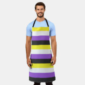 NonBinary Flag Schort (Gedragen)