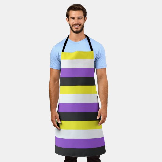 NonBinary Flag Schort (Gedragen)