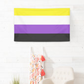NonBinary Flag Spandoek (Insitu)