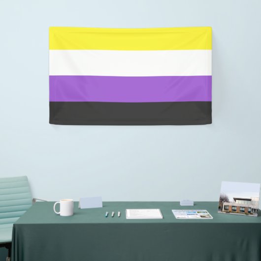 NonBinary Flag Spandoek (Beurs)