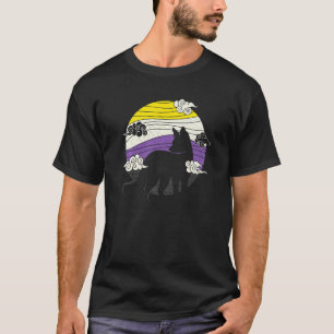 Nonbinary Fox Genderqueer Non-Binaire Pride Clothe T-shirt