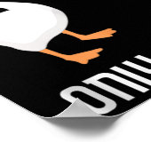 Nonbinary Goose No Gender Pride Flag Lgbtq Gay Pri Poster (Hoek)