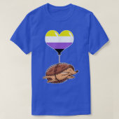 Nonbinary hedegel seual Identity Nonbinary gend T-shirt (Design voorkant)