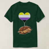 Nonbinary hedegel seual Identity Nonbinary gend T-shirt (Design voorkant)