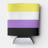 Nonbinary Pride Blikjeskoeler (Voorkant)