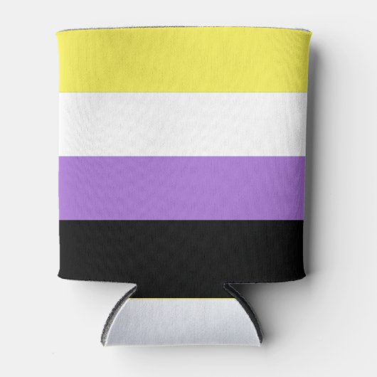 Nonbinary Pride Blikjeskoeler (Voorkant)