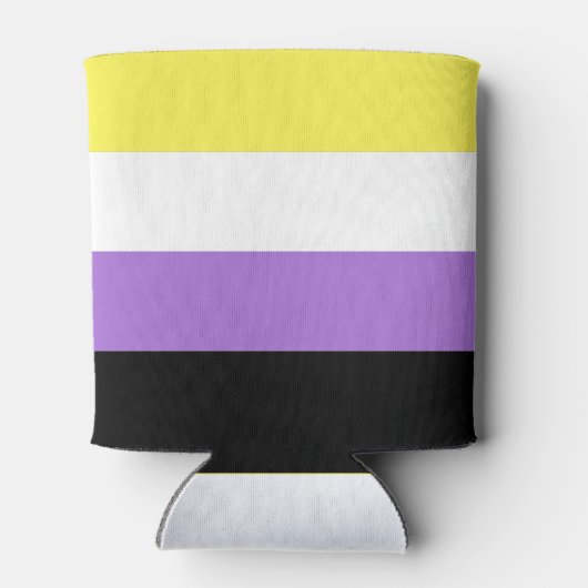 Nonbinary Pride Blikjeskoeler (Achterkant)