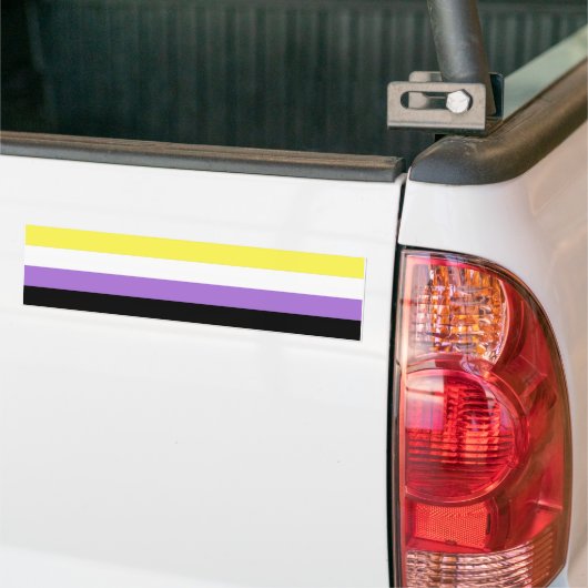 Nonbinary Pride Bumpersticker (Op Truck)
