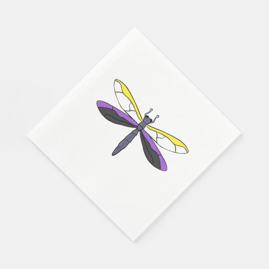 Nonbinary Pride Dragonfly Servet (Hoek)