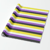 Nonbinary Pride Flag Cadeaupapier (Uitgerold)