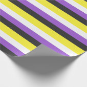 Nonbinary Pride Flag Cadeaupapier (Hoek)