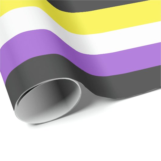 Nonbinary Pride Flag Cadeaupapier (Rol Hoek)