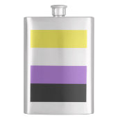 Nonbinary Pride Flag Flacon (Voorkant)