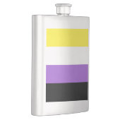 Nonbinary Pride Flag Flacon (Rechts)