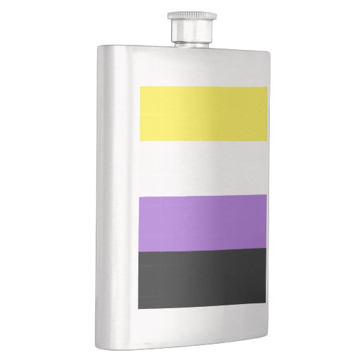 Nonbinary Pride Flag Flacon (Rechts)