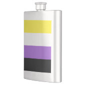 Nonbinary Pride Flag Flacon (Links)