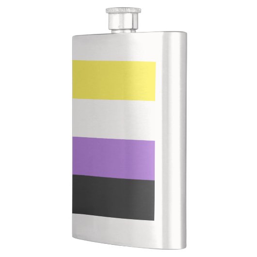 Nonbinary Pride Flag Flacon (Links)