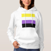 Nonbinary Pride Flag Hoodie (Voorkant)