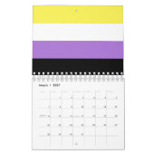 Nonbinary Pride Flag Kalender (Mar 2027)