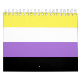 Nonbinary Pride Flag Kalender